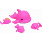 Курносики Игрушка для ванной  "Семейка дельфинов" арт.25075 (не товарный вид упаковки)