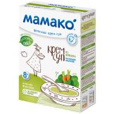 МАМАКО Крем-Суп из шпината 150г на козьем молоке, 8+ (14шт)