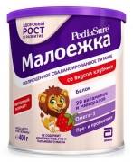 Педиашур МАЛОЕЖКА сухая смесь со вкусом клубники, 400г.с1 года